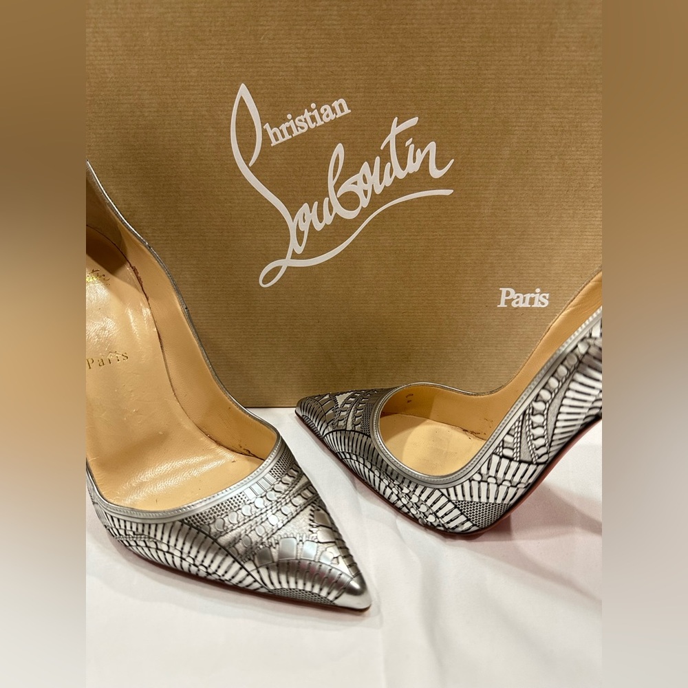 Silver CHRISTIAN LOUBOUTIN Heels